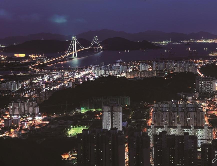 이순신대교 야경